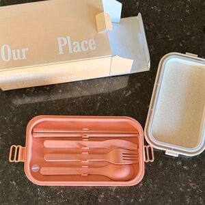 Our Place Pink Lunchbox Set